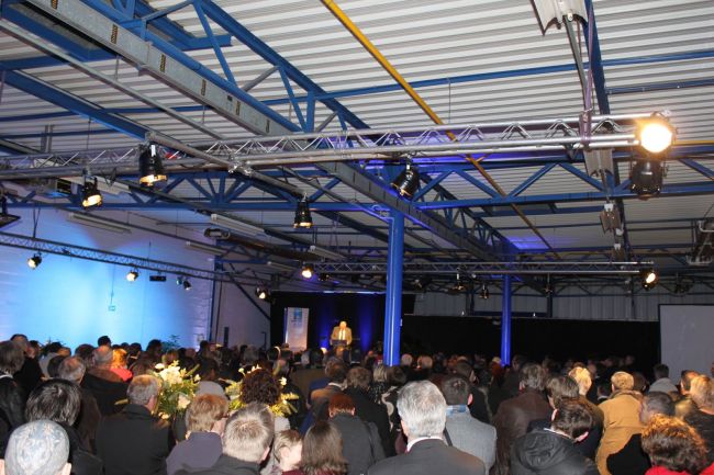 Une assistance nombreuse pour les discours de voeux